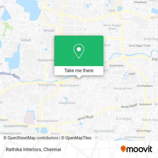 Rathika Interiors map