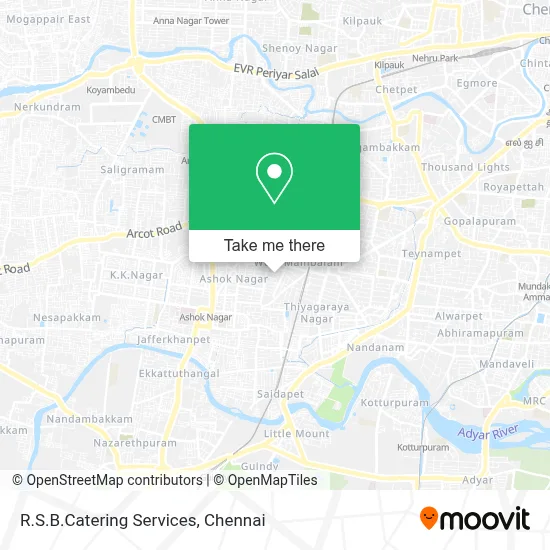 R.S.B.Catering Services map