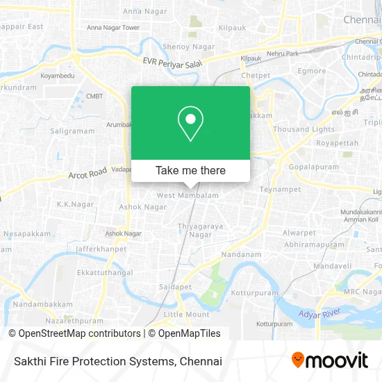 Sakthi Fire Protection Systems map