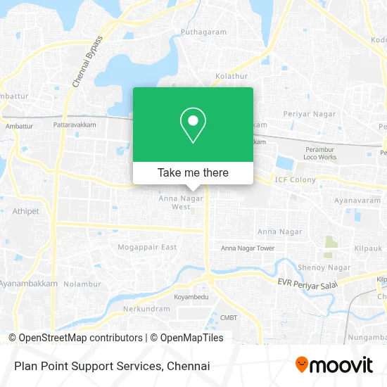 Plan Point Support Services map