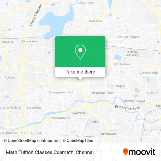Math Tuition Classes Cuemath map