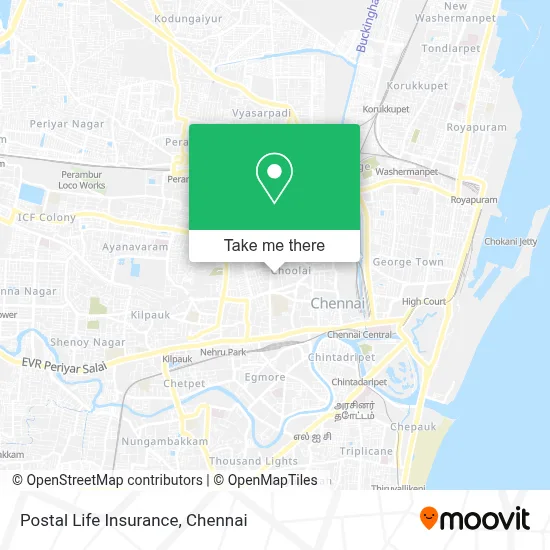 Postal Life Insurance map