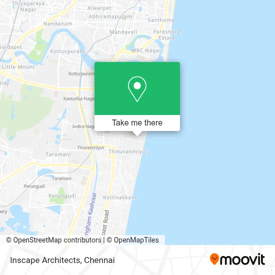 Inscape Architects map