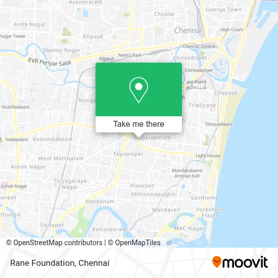 Rane Foundation map