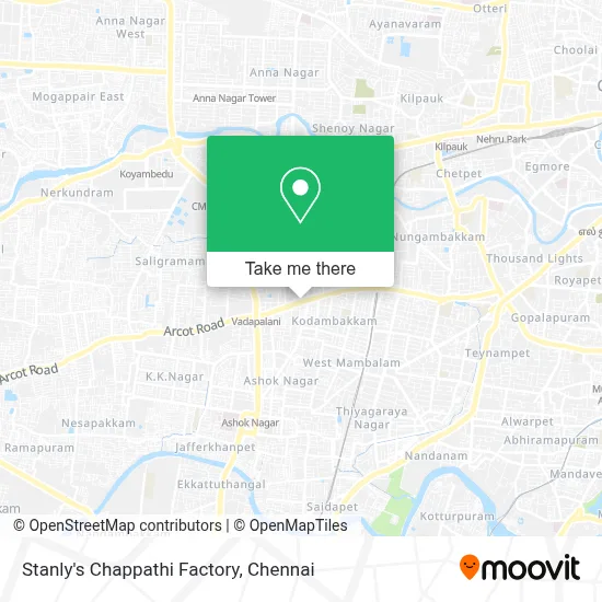 Stanly's Chappathi Factory map