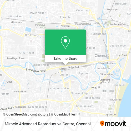Miracle Advanced Reproductive Centre map