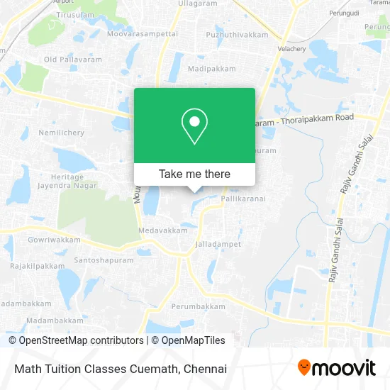 Math Tuition Classes Cuemath map
