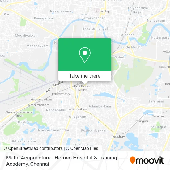Mathi Acupuncture - Homeo Hospital & Training Academy map