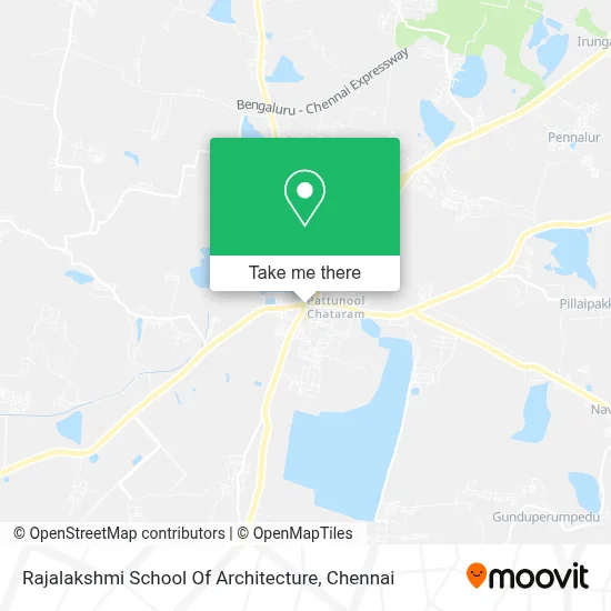 Rajalakshmi School Of Architecture map