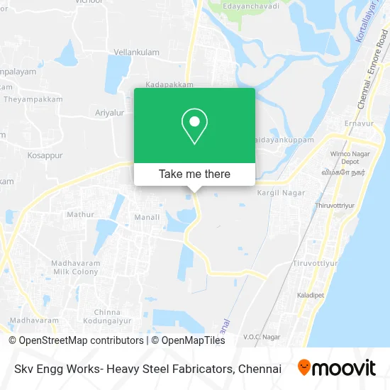 Skv Engg Works- Heavy Steel Fabricators map