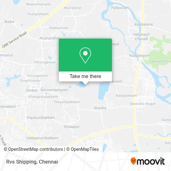 Rvs Shipping map