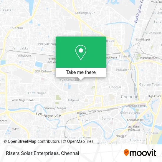 Risers Solar Enterprises map