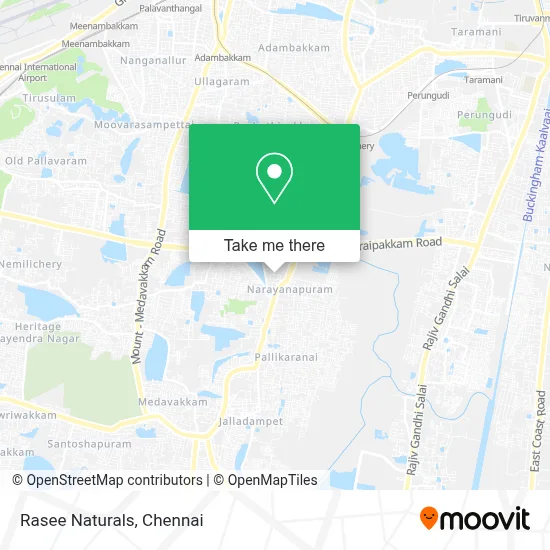 Rasee Naturals map