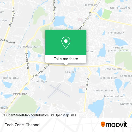 Tech Zone map