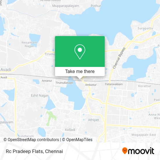Rc Pradeep Flats map