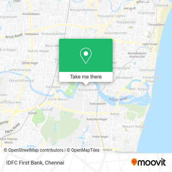 Idfc First Bank map