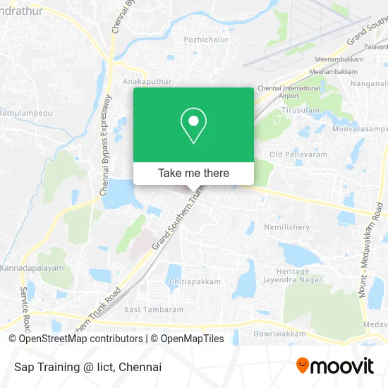 Sap Training @ Iict map