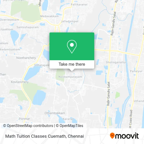 Math Tuition Classes Cuemath map