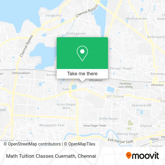 Math Tuition Classes Cuemath map