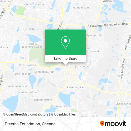 Preetha Foundation map