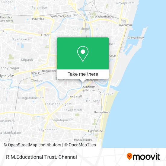 R.M.Educational Trust map