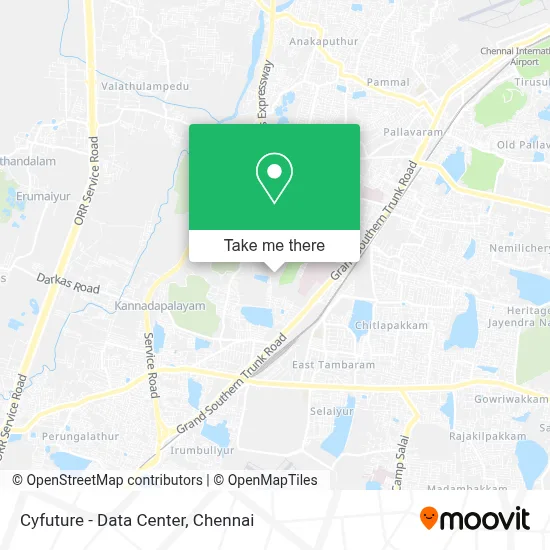 Cyfuture - Data Center map