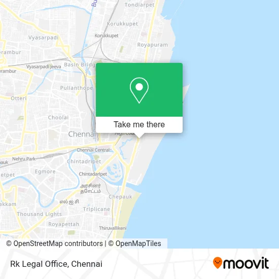 Rk Legal Office map