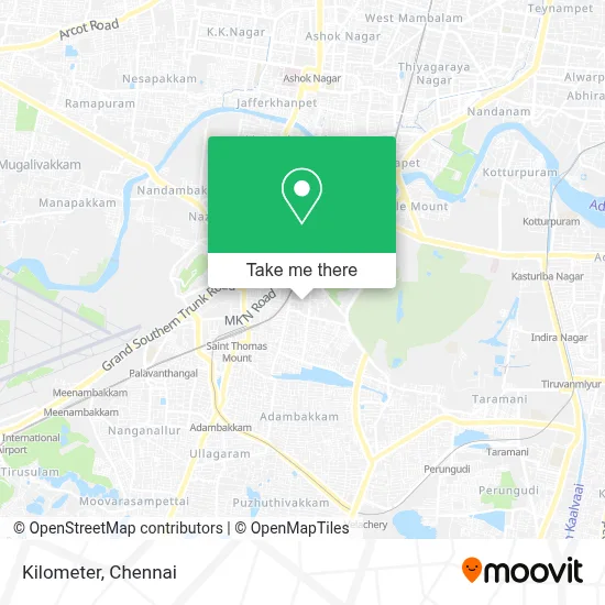 Kilometer map