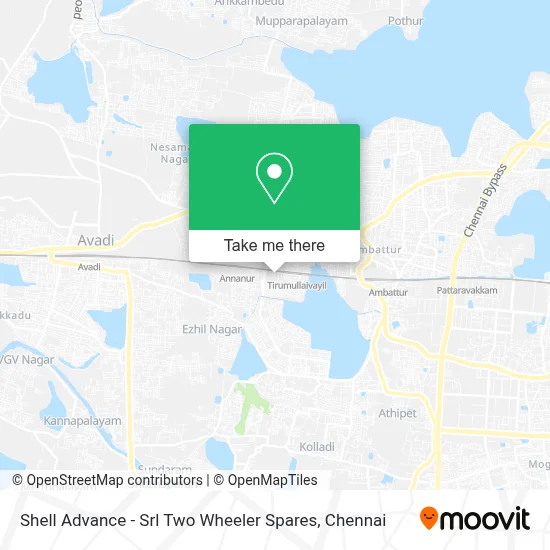 Shell Advance - Srl Two Wheeler Spares map