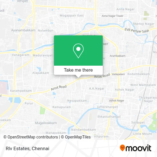 Rlv Estates map