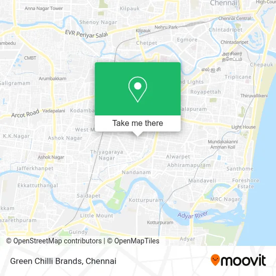 Green Chilli Brands map