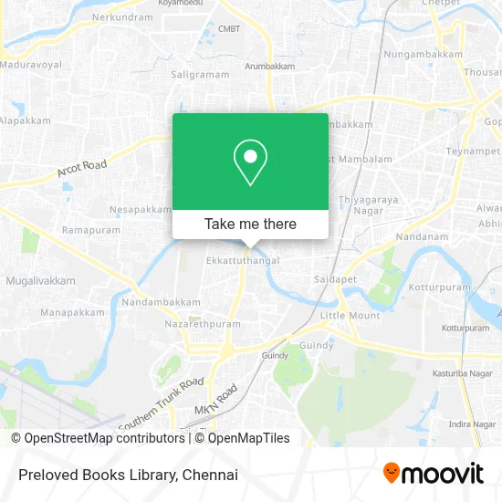 Preloved Books Library map