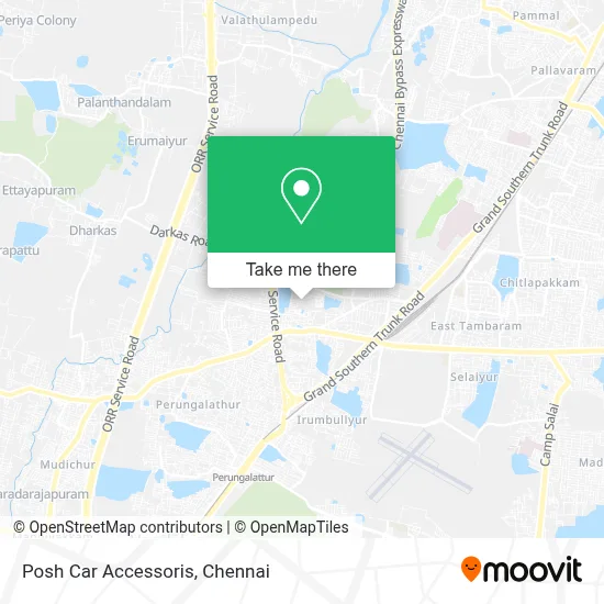 Posh Car Accessoris map
