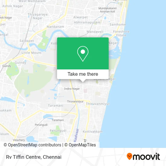 Rv Tiffin Centre map