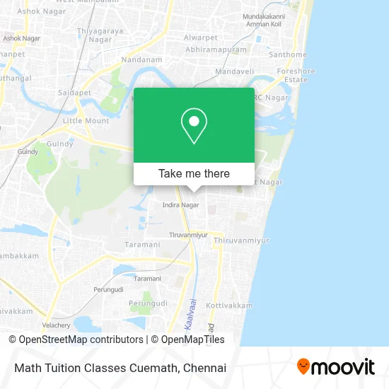 Math Tuition Classes Cuemath map