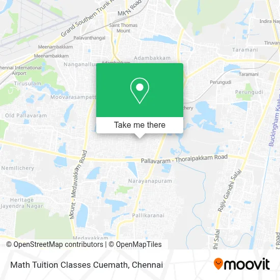 Math Tuition Classes Cuemath map
