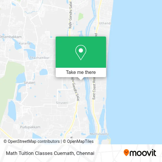 Math Tuition Classes Cuemath map