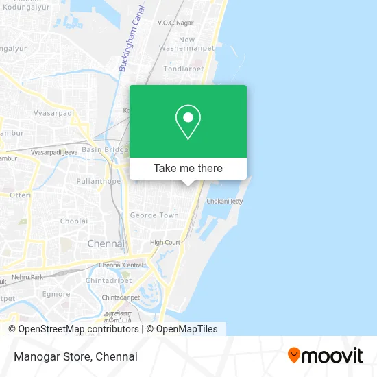 Manogar Store map