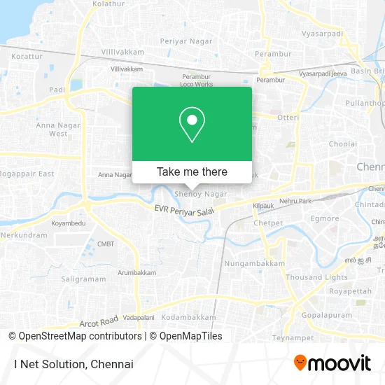 I Net Solution map