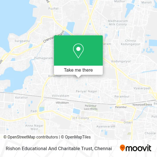 Rishon Educational And Charitable Trust map