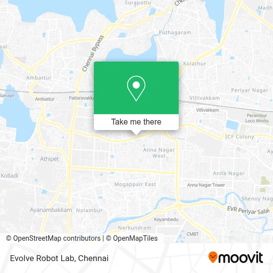 Evolve Robot Lab map