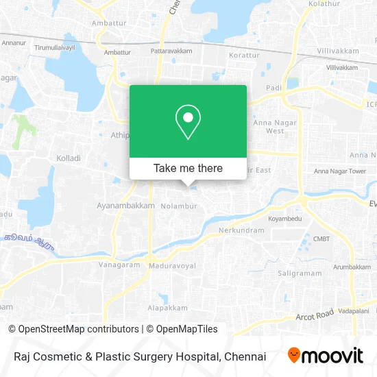 Raj Cosmetic & Plastic Surgery Hospital map