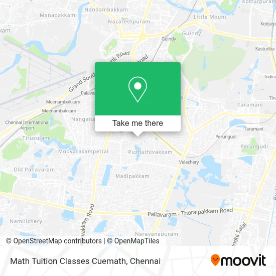 Math Tuition Classes Cuemath map