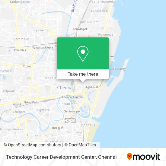 Technology Career Development Center map