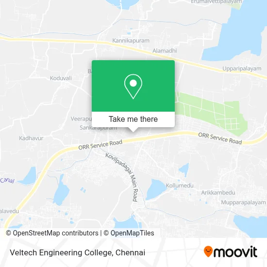 Veltech Engineering College map