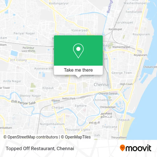 Topped Off Restaurant map
