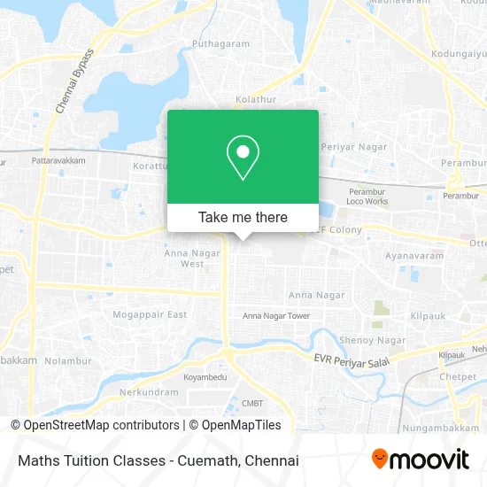 Maths Tuition Classes - Cuemath map