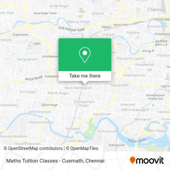 Maths Tuition Classes - Cuemath map