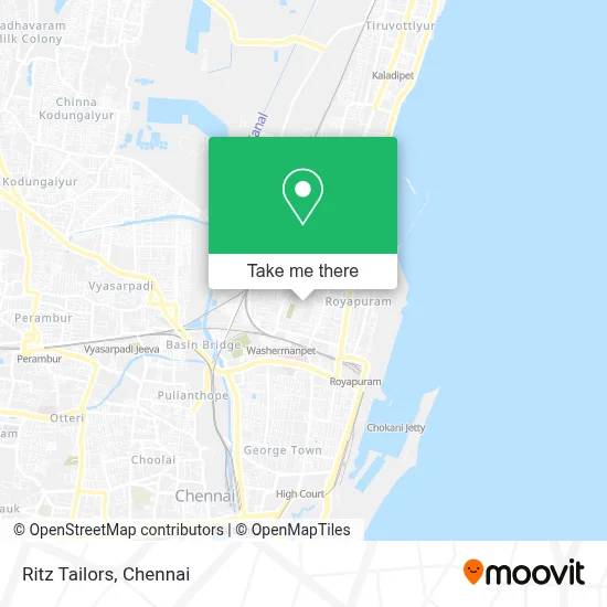 Ritz Tailors map