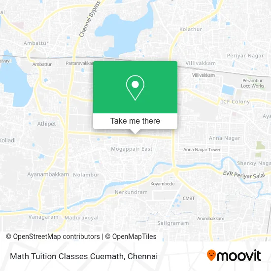 Math Tuition Classes Cuemath map